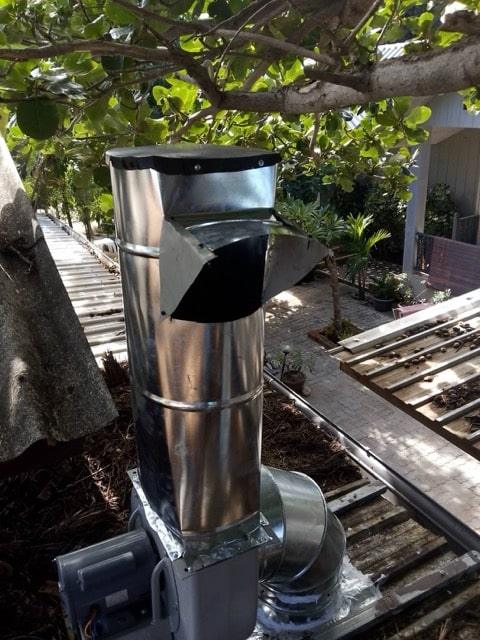 Professional range hood installation service in Koh Samui kitchen