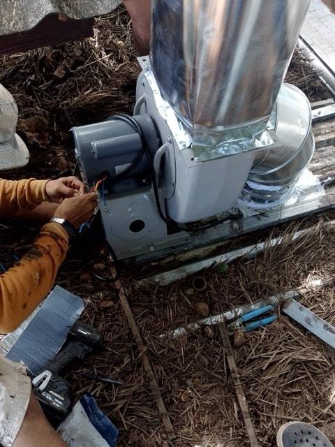 Professional range hood installation service in Koh Samui kitchen